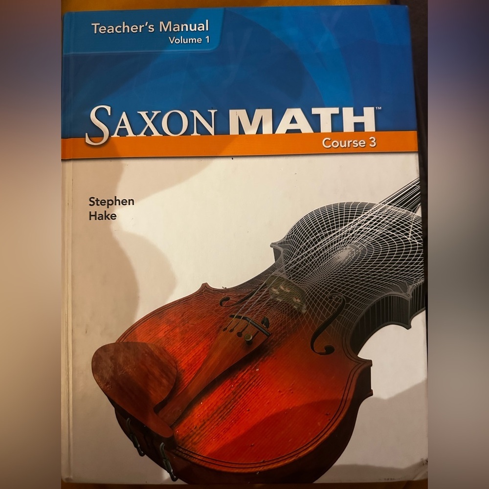 Saxon Math Course 3 Student Edition